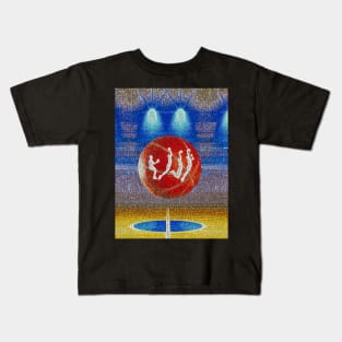 Basketball movement art  trend Kids T-Shirt